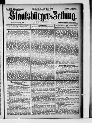 Staatsbürger-Zeitung vom 21.06.1901