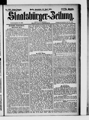 Staatsbürger-Zeitung vom 22.06.1901