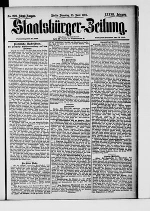 Staatsbürger-Zeitung vom 25.06.1901