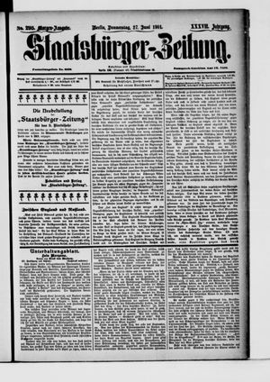 Staatsbürger-Zeitung on Jun 27, 1901