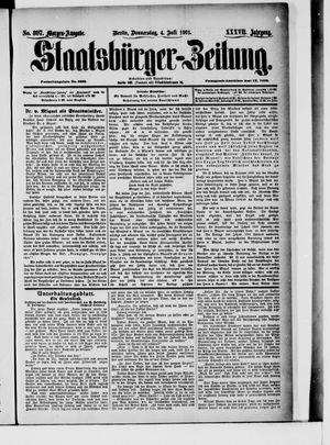 Staatsbürger-Zeitung on Jul 4, 1901