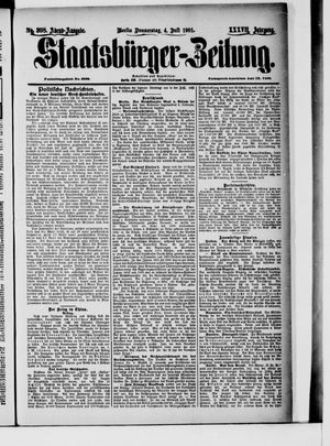 Staatsbürger-Zeitung vom 04.07.1901