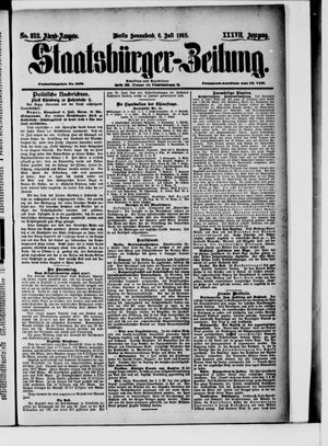 Staatsbürger-Zeitung vom 06.07.1901