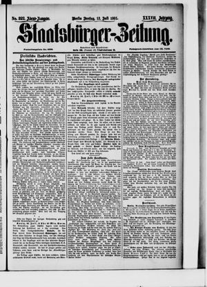 Staatsbürger-Zeitung vom 12.07.1901