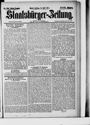 Staatsbürger-Zeitung vom 19.07.1901