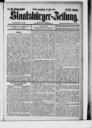 Staatsbürger-Zeitung vom 20.07.1901