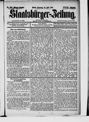 Staatsbürger-Zeitung vom 23.07.1901