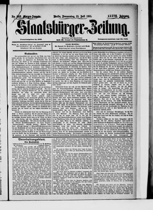 Staatsbürger-Zeitung vom 25.07.1901