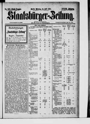Staatsbürger-Zeitung vom 29.07.1901