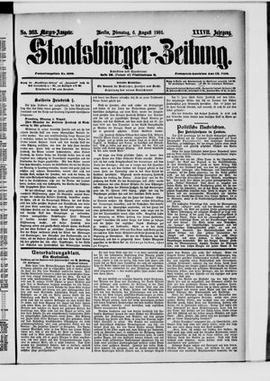 Staatsbürger-Zeitung vom 06.08.1901