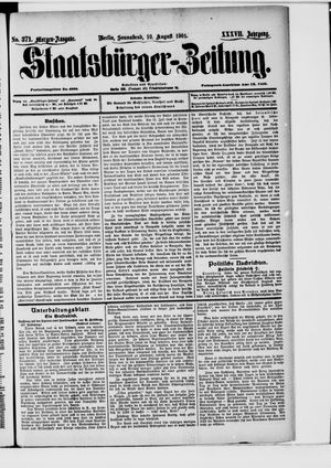 Staatsbürger-Zeitung vom 10.08.1901