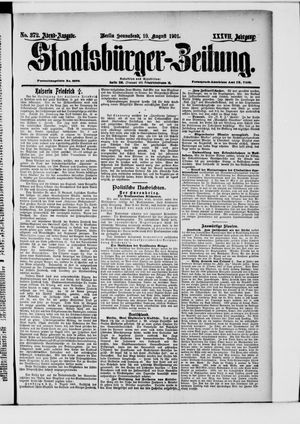 Staatsbürger-Zeitung vom 10.08.1901