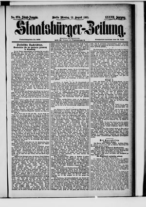 Staatsbürger-Zeitung vom 12.08.1901