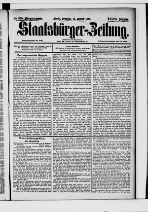Staatsbürger-Zeitung vom 18.08.1901