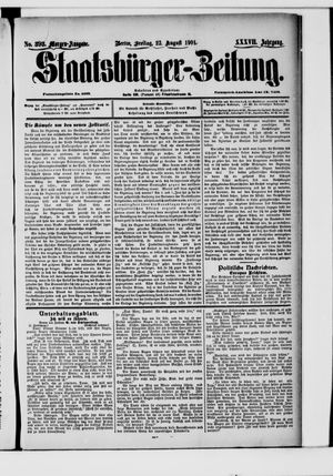 Staatsbürger-Zeitung vom 23.08.1901