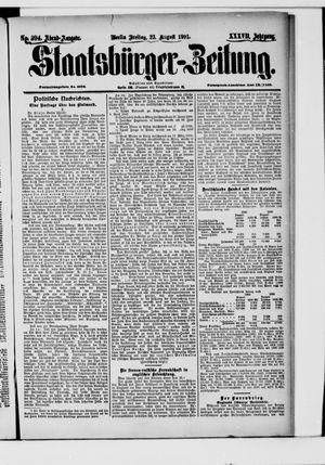Staatsbürger-Zeitung vom 23.08.1901