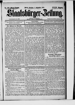 Staatsbürger-Zeitung vom 01.09.1901
