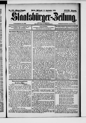 Staatsbürger-Zeitung vom 11.09.1901