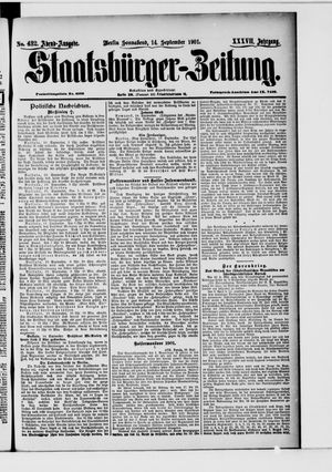 Staatsbürger-Zeitung vom 14.09.1901