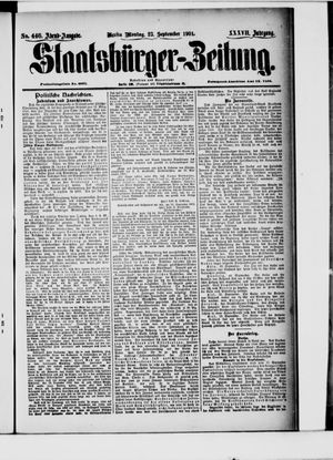 Staatsbürger-Zeitung vom 23.09.1901
