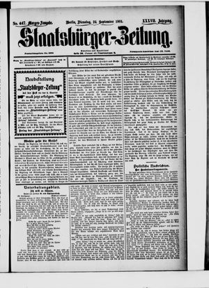 Staatsbürger-Zeitung vom 24.09.1901