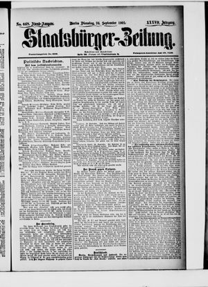 Staatsbürger-Zeitung vom 24.09.1901