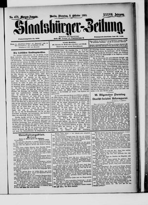 Staatsbürger-Zeitung vom 08.10.1901