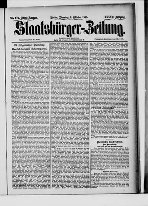 Staatsbürger-Zeitung vom 08.10.1901