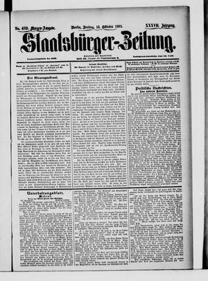 Staatsbürger-Zeitung vom 18.10.1901