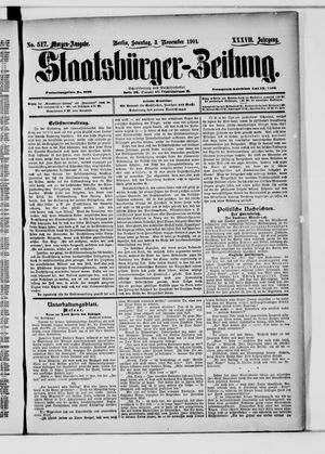 Staatsbürger-Zeitung vom 03.11.1901
