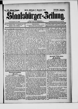 Staatsbürger-Zeitung vom 06.11.1901