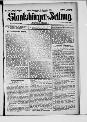 Staatsbürger-Zeitung vom 07.11.1901