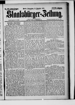 Staatsbürger-Zeitung vom 19.12.1901