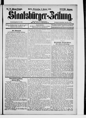Staatsbürger-Zeitung on Jan 9, 1902