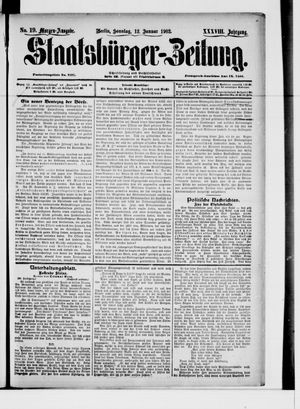 Staatsbürger-Zeitung vom 12.01.1902