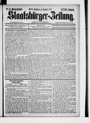 Staatsbürger-Zeitung vom 14.01.1902