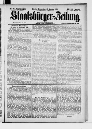 Staatsbürger-Zeitung vom 16.01.1902