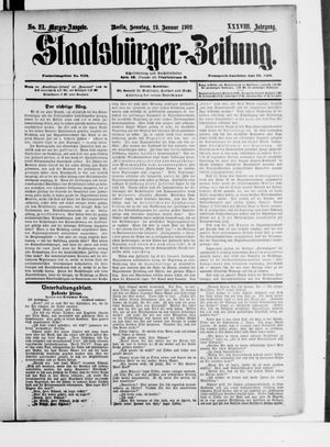 Staatsbürger-Zeitung vom 19.01.1902