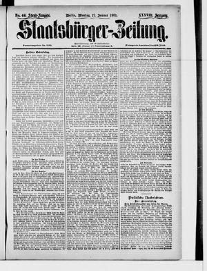 Staatsbürger-Zeitung vom 27.01.1902