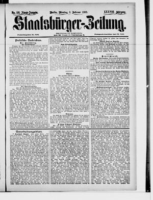 Staatsbürger-Zeitung on Feb 3, 1902