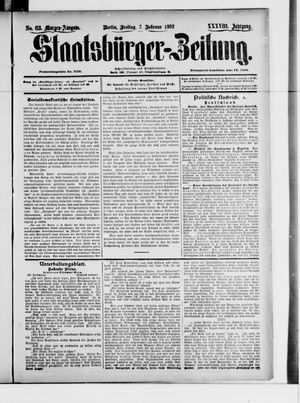 Staatsbürger-Zeitung vom 07.02.1902