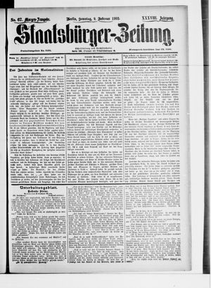Staatsbürger-Zeitung vom 09.02.1902