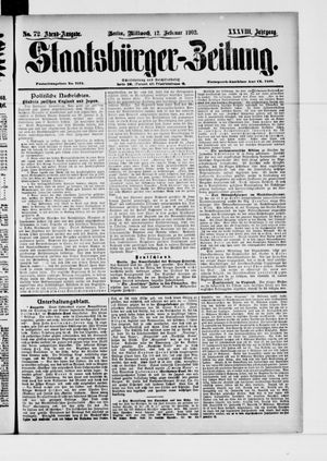 Staatsbürger-Zeitung vom 12.02.1902