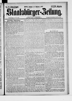 Staatsbürger-Zeitung vom 14.02.1902