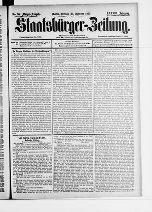 Staatsbürger-Zeitung vom 21.02.1902