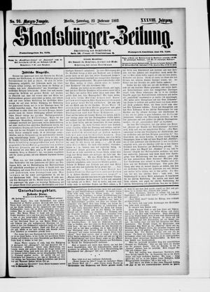 Staatsbürger-Zeitung vom 23.02.1902