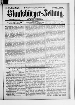 Staatsbürger-Zeitung vom 27.02.1902
