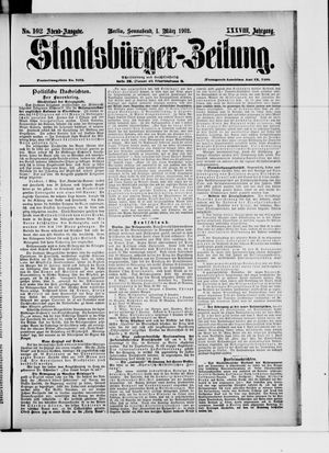 Staatsbürger-Zeitung on Mar 1, 1902