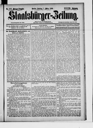 Staatsbürger-Zeitung vom 07.03.1902