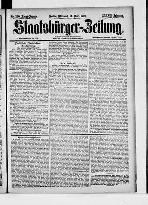 Staatsbürger-Zeitung vom 12.03.1902